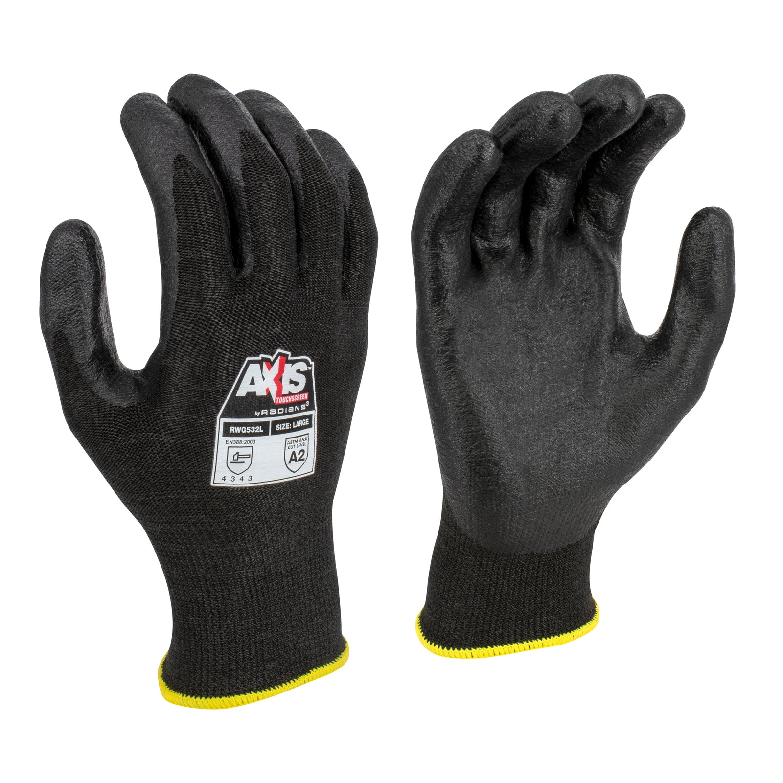 RWG532 AXIS™ Cut Protection Level A2 Touchscreen Work Glove - Size S