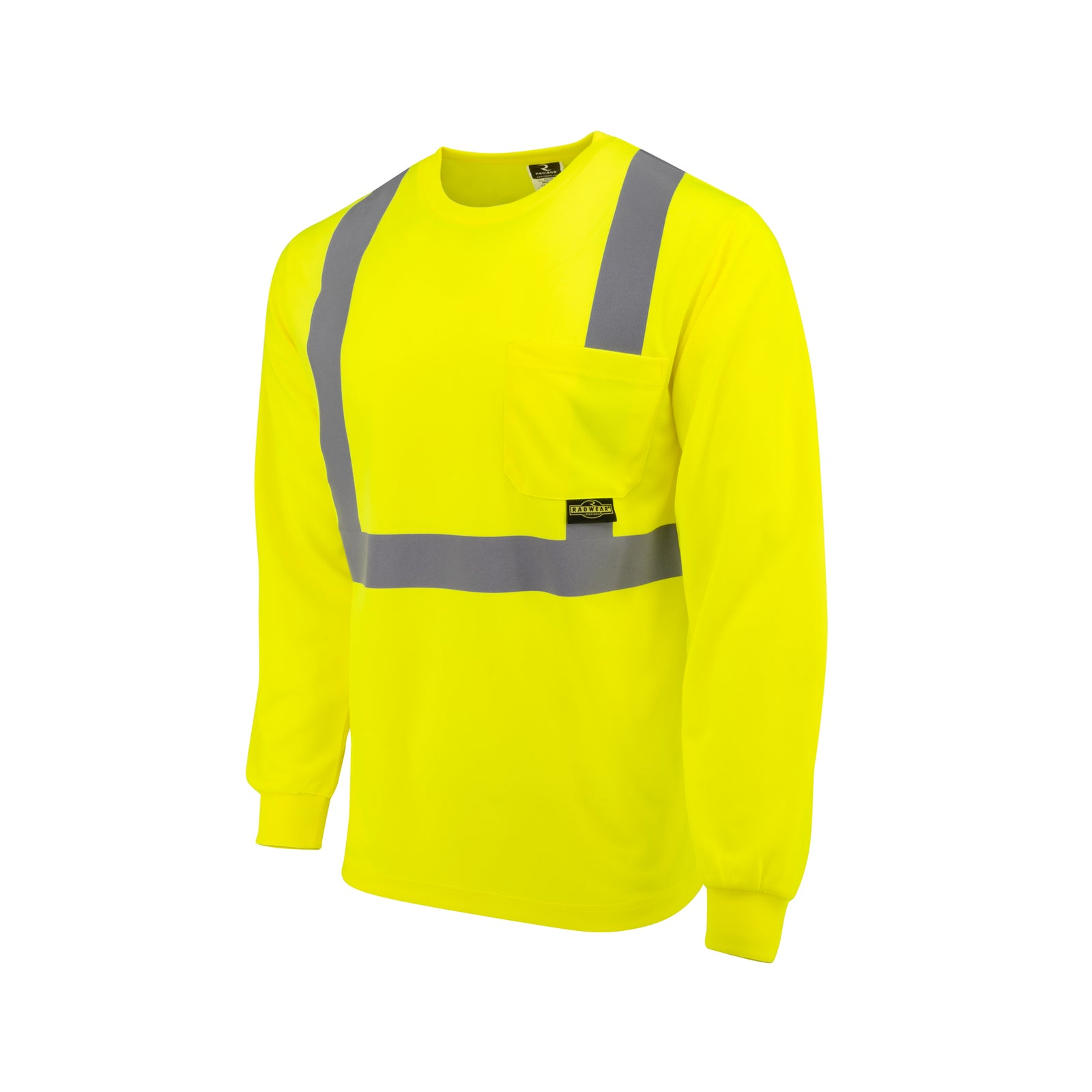 ST21-2 Class 2 Mesh Long Sleeve T-Shirt - Orange - Size L