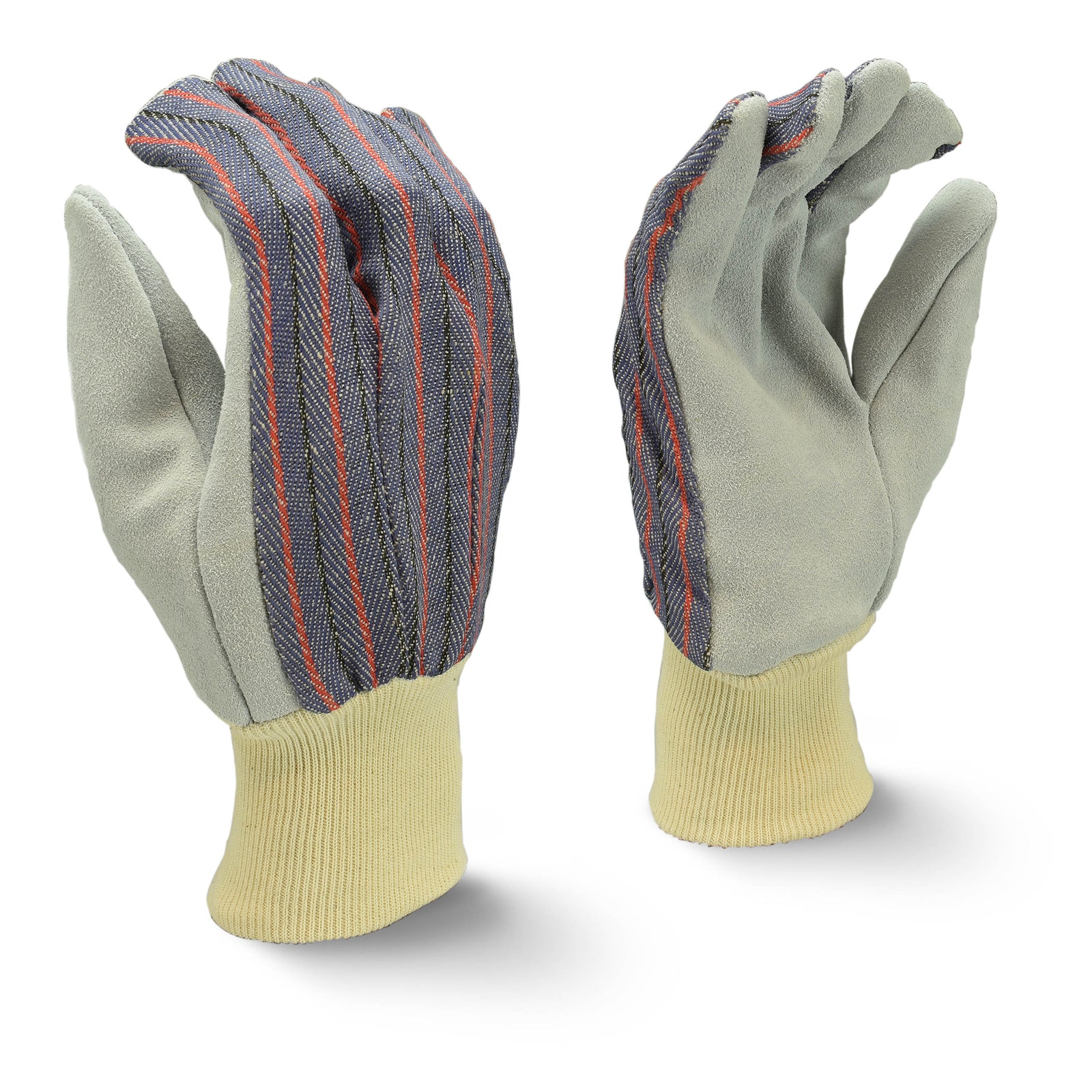 RWG3010 Economy Shoulder Gray Split Cowhide Leather Glove - Size L