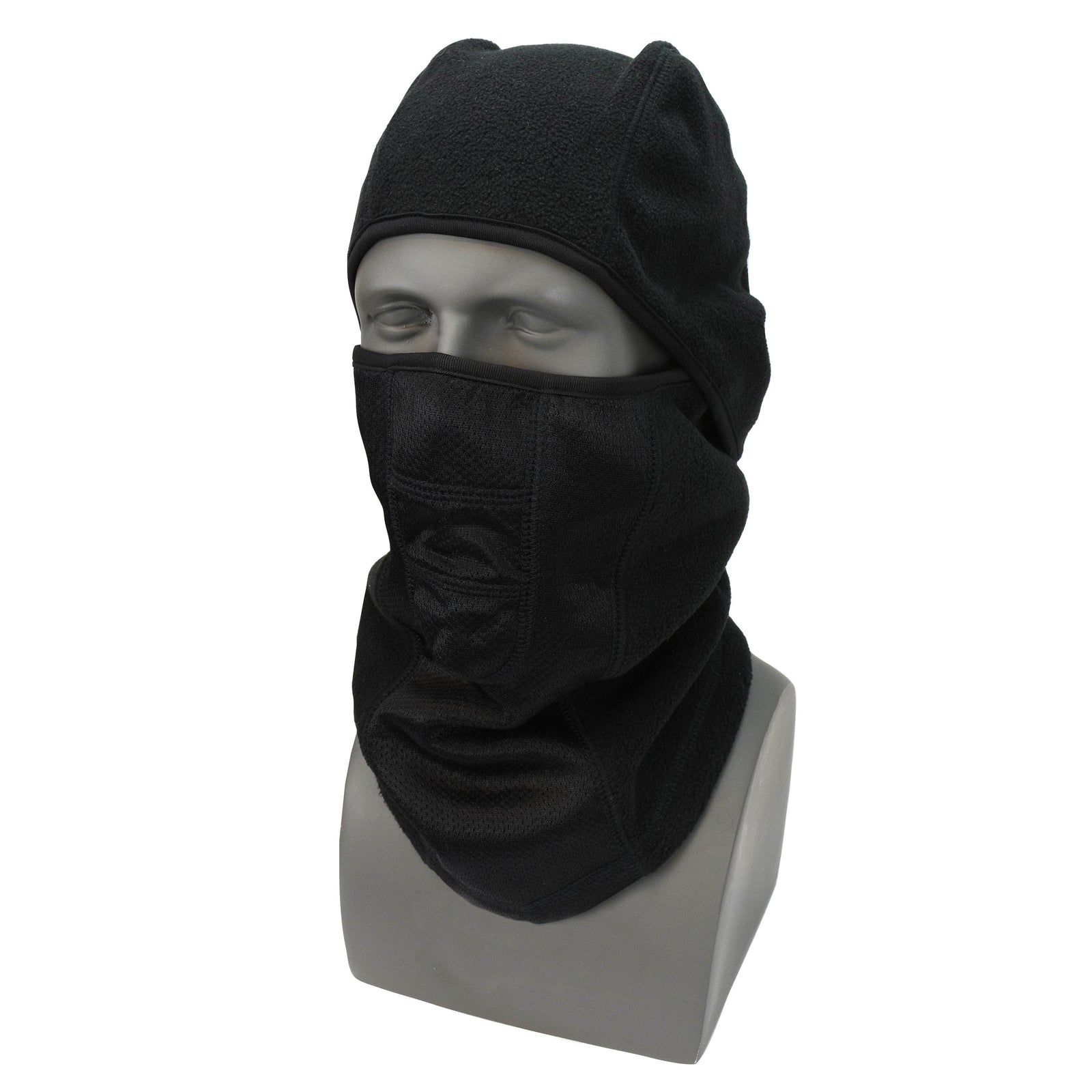Nordic Blaze® RWL25 Hinged Fleece Balaclava - Black