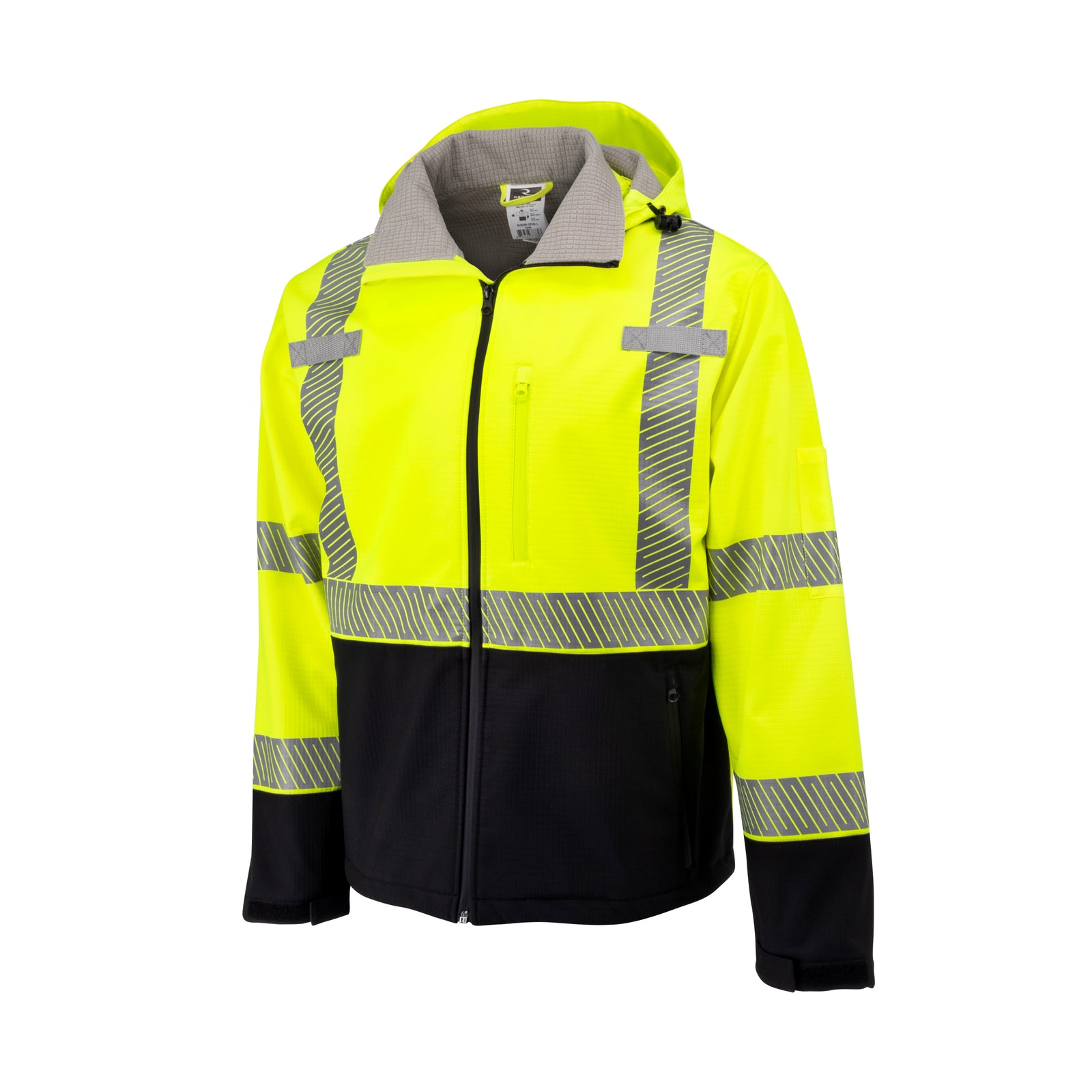 SJ322B Type R Class 3 Softshell Ripstop Jacket - Hi-Vis Green - Size 3X