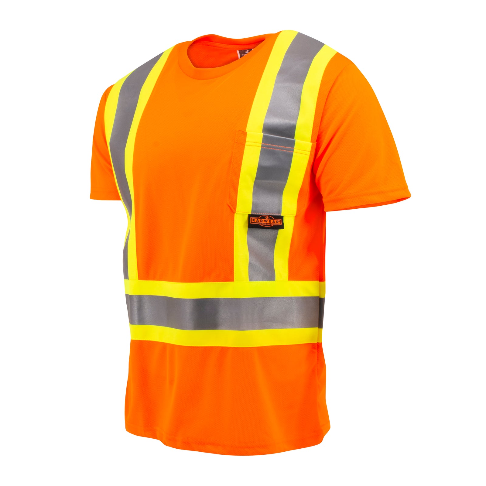 ST11X Class 2 Short Sleeve Safety T-Shirt X-Back - Hi Vis Green - Size 4X
