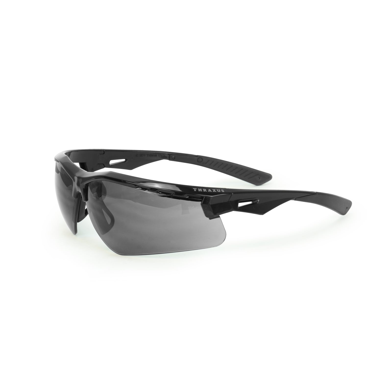 Thraxus™ IQ Safety Eyewear - Gun Metal Frame - Smoke IQ Anti-Fog Lens