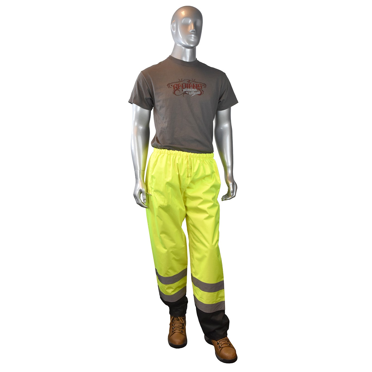 SP41 Class E Sealed Waterproof Safety Pants - Hi-Vis Green - Size XL-2X