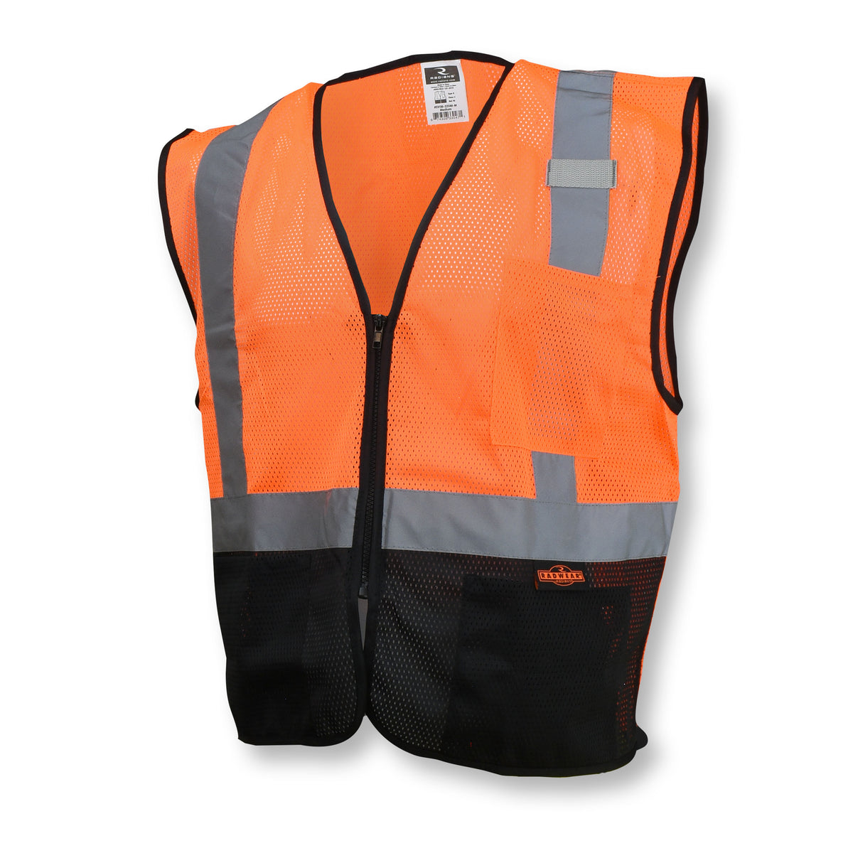 SV3B Black Bottom Economy Mesh Safety Vest - Green/Black Bottom - Size 5X