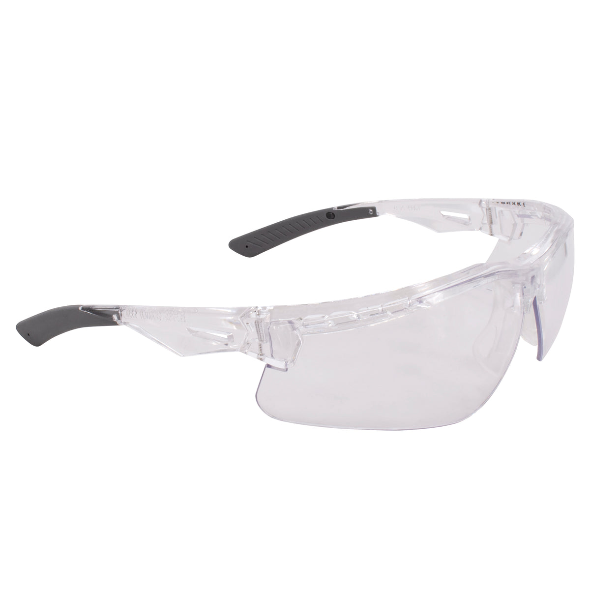 Thraxus™ IQ Safety Eyewear - Gun Metal Frame - Smoke IQ Anti-Fog Lens