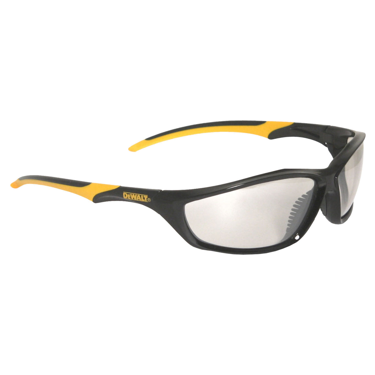 DPG96 Router™ Protective Eyewear - Black/Yellow Frame - Clear Anti-Fog Lens