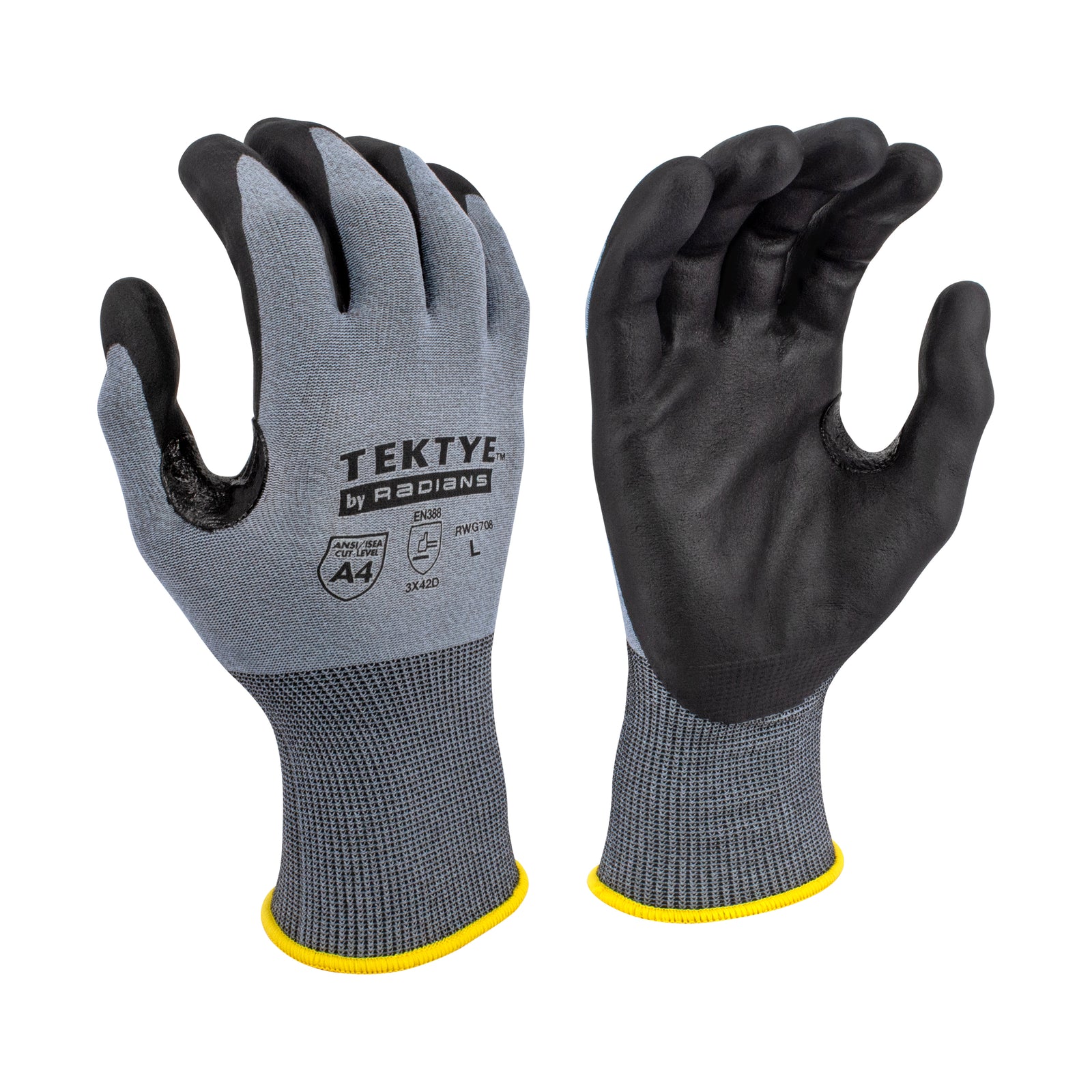 RWG708 TEKTYE® Nitrile A4 Cut Protection Glove - Size XL