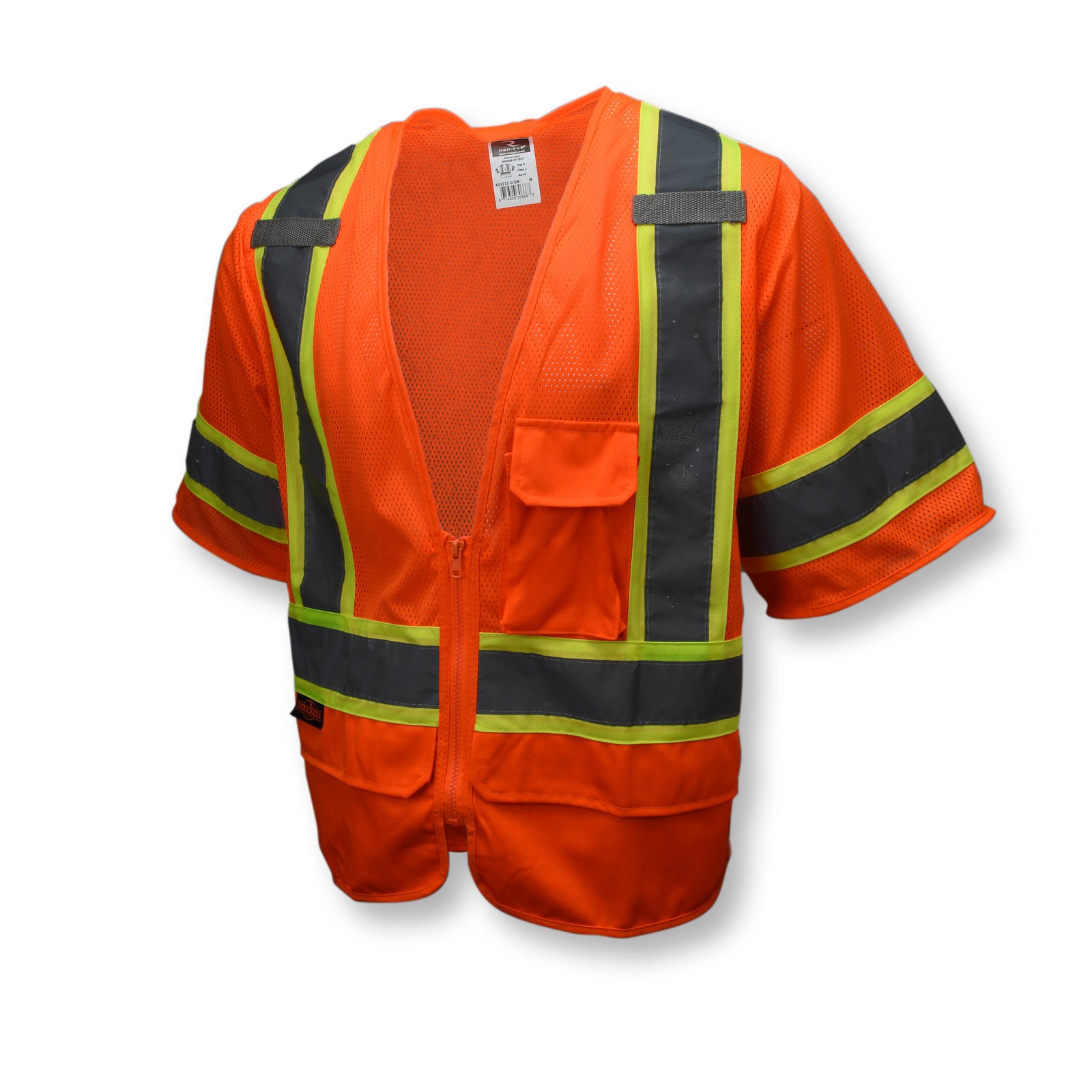 SV272-3 Type R Class 3 Multipurpose Mesh Surveyor Vest - Green - Size XL