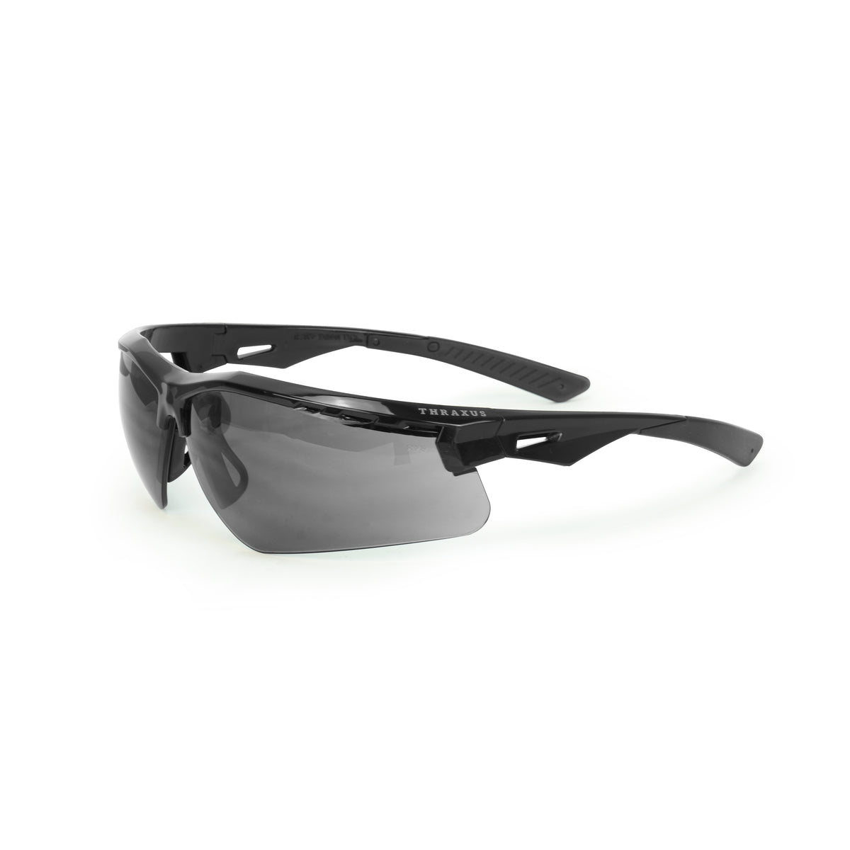 Thraxus™ Safety Eyewear- Gun Metal Frame - Smoke Lens