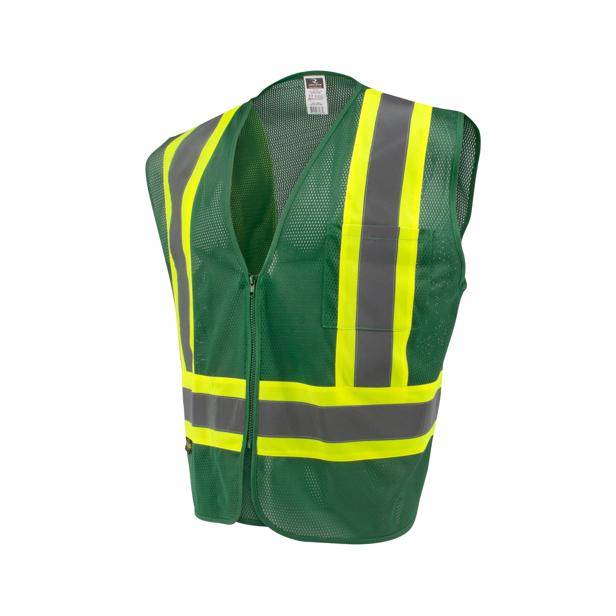 SV22-1 Economy Type O Class 1 Two Tone Safety Vest - Black - Size XL
