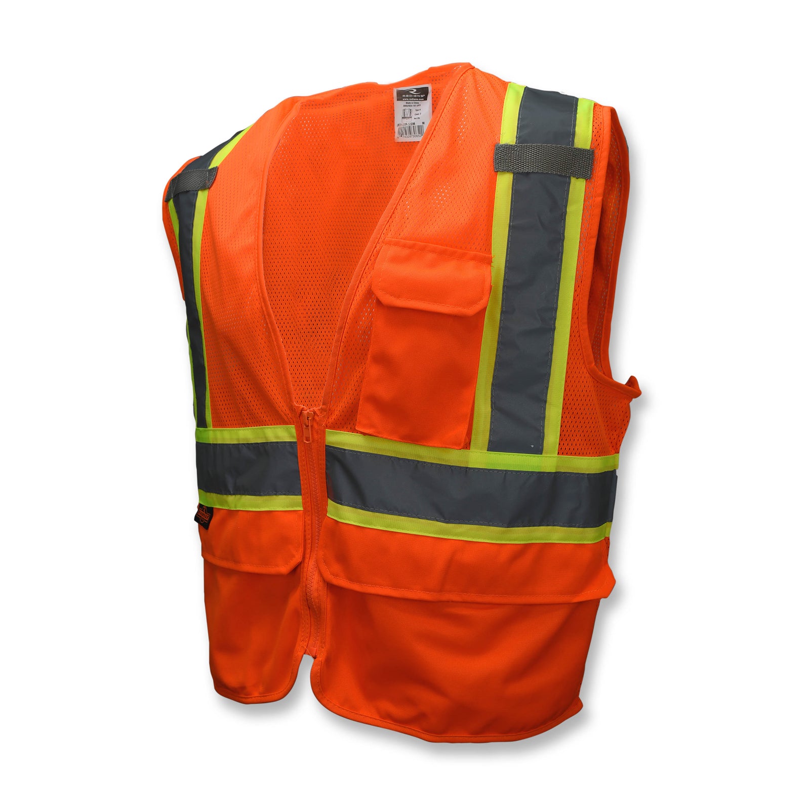 SV272-2 Type R Class 2 Multipurpose Mesh Surveyor Vest - Green - Size XL
