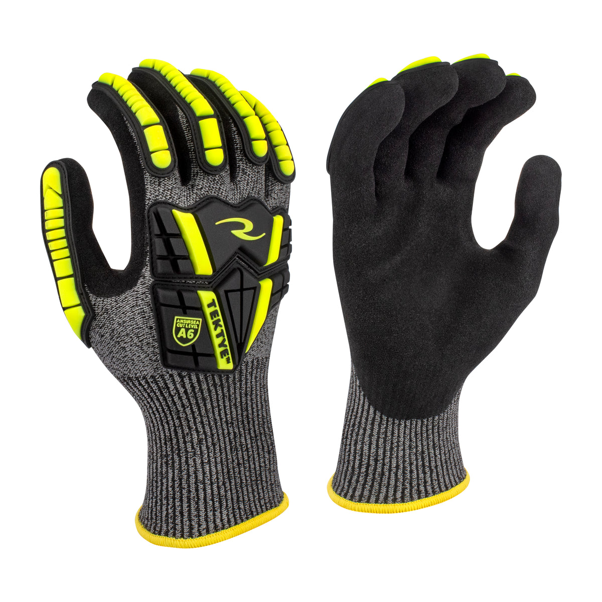 RWG723 TEKTYE® A6 Nitrile Dip with TPR Cut Protective Work Glove - Size S