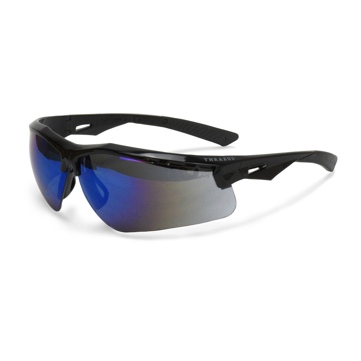 Thraxus™ Safety Eyewear- Gun Metal Frame - Smoke Lens