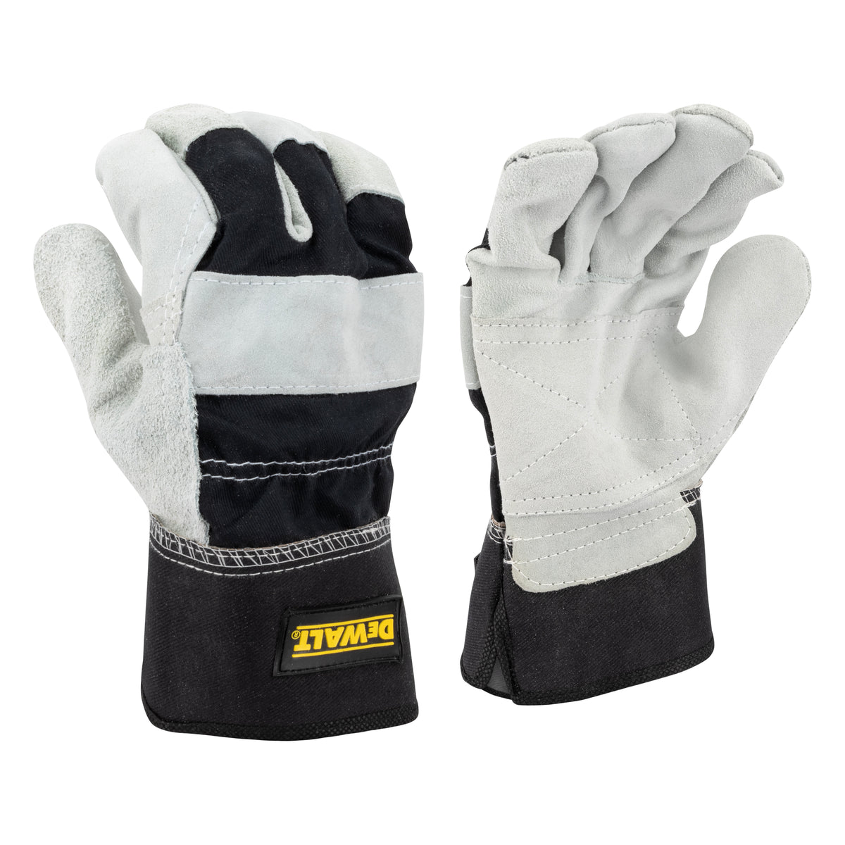 DPG41 Select Shoulder Cowhide Leather Palm Glove - Size L - Gray and Black