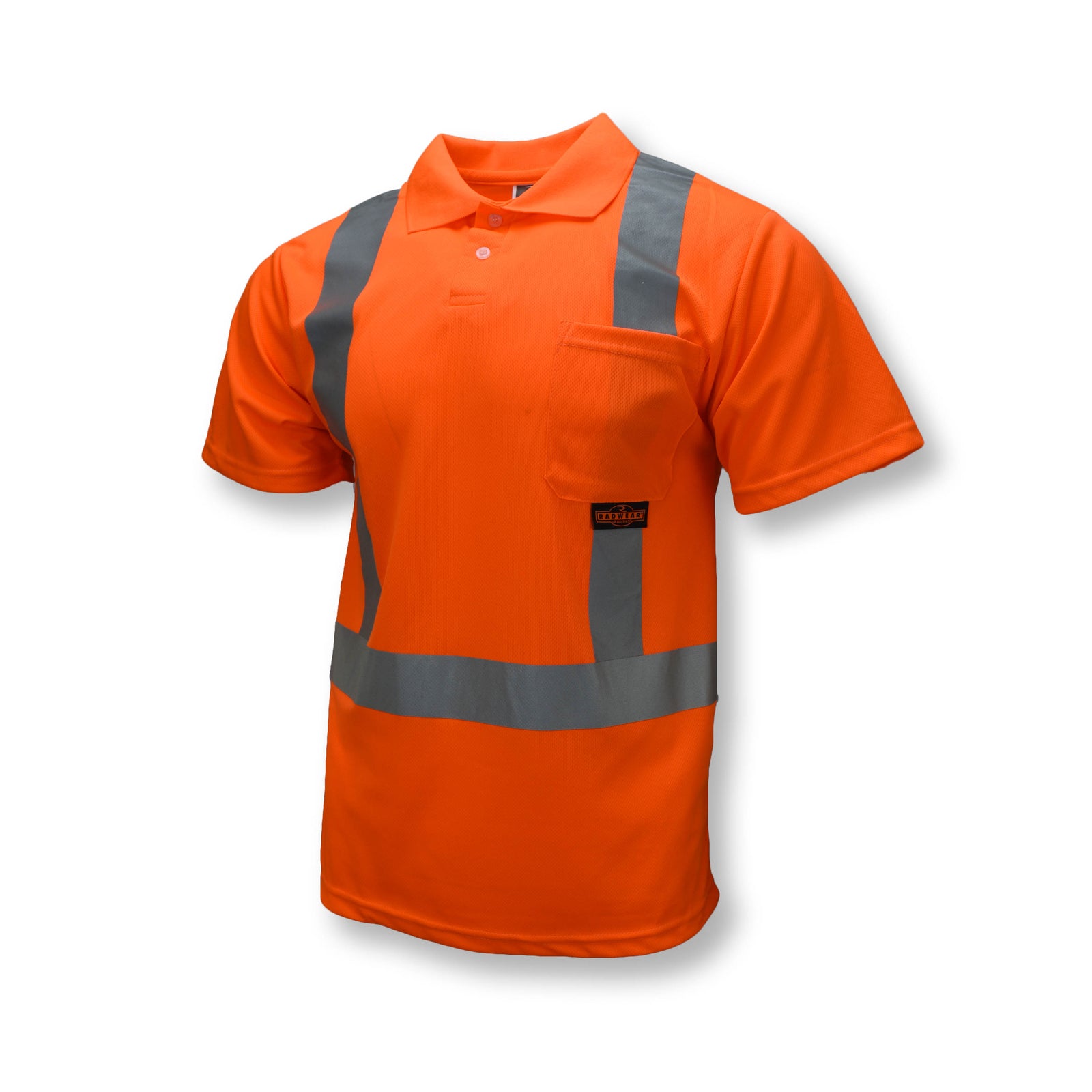 ST12 Class 2 High Visibility Safety Short Sleeve Polo Shirt - Green - Size 2X