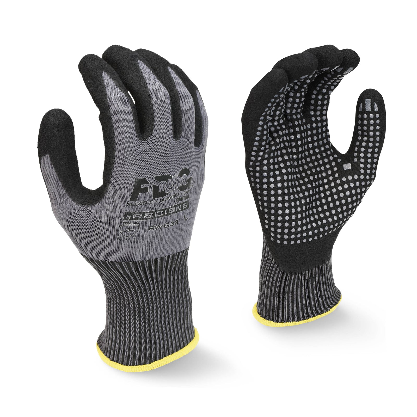 RWG33 FDG Palm Coating with Nitrile Dots Work Glove - Size M