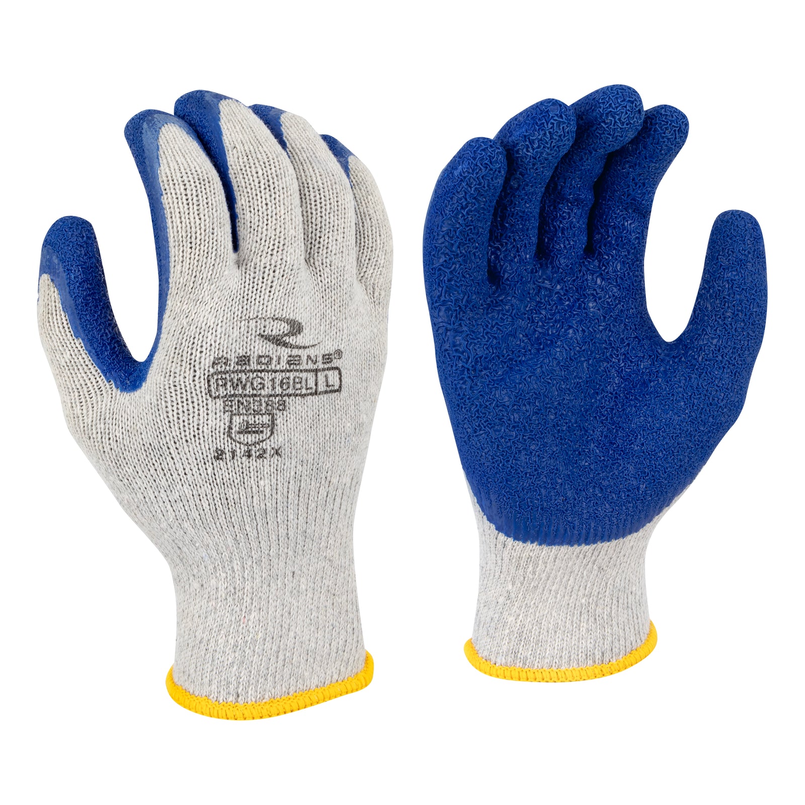 RWG16B Polyester Shell with Crinkle Latex Coated Palm - Size S