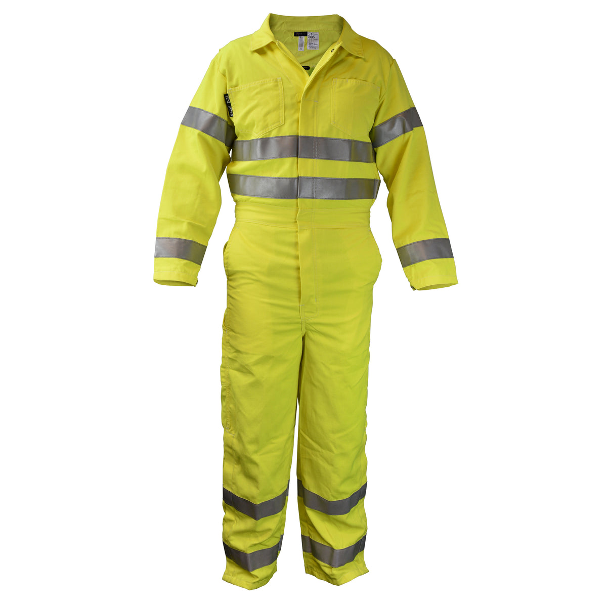 VM7CA3 Modacrylic High Visibility FR Coverall (CAT 2) - Fluorescent Yellow - Size 3X