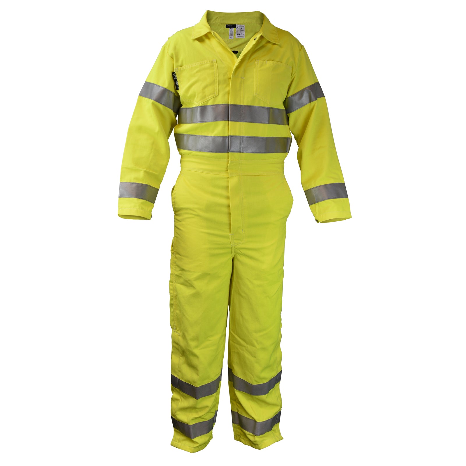 VM7CA3 Modacrylic High Visibility FR Coverall (CAT 2) - Fluorescent Yellow - Size 3X