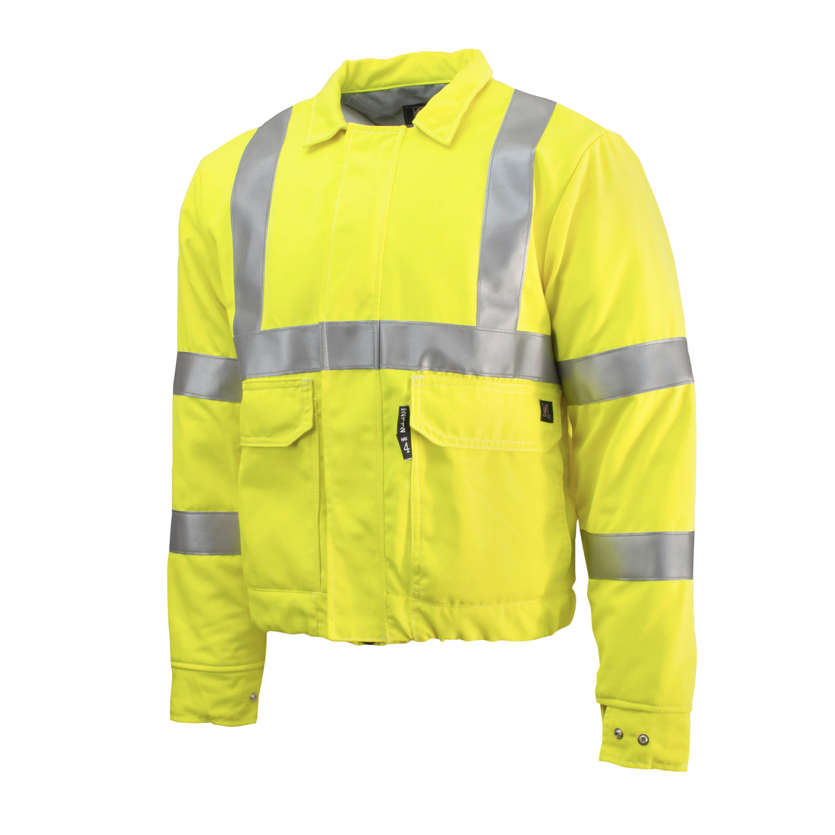 VM7JBL3 High Visibility FR Jacket with FR InsulAir® Quilted Lining - Fluorescent Yellow - Size 3X