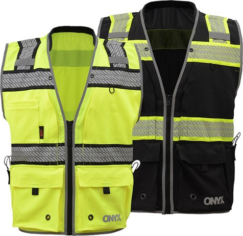 Firstahl Onyx Surveyor&#39;s Safety Vest - Work Wear - High Visibility