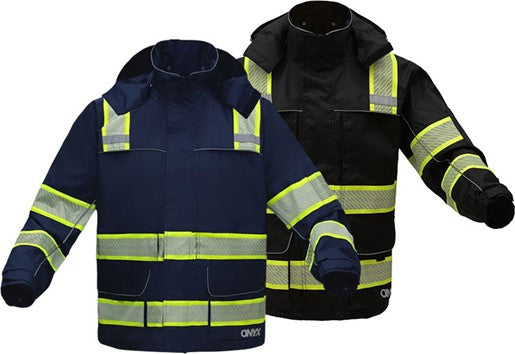 5031-BK- Hi Vis Jacket - 3-in1 Water Proof Rain Parka