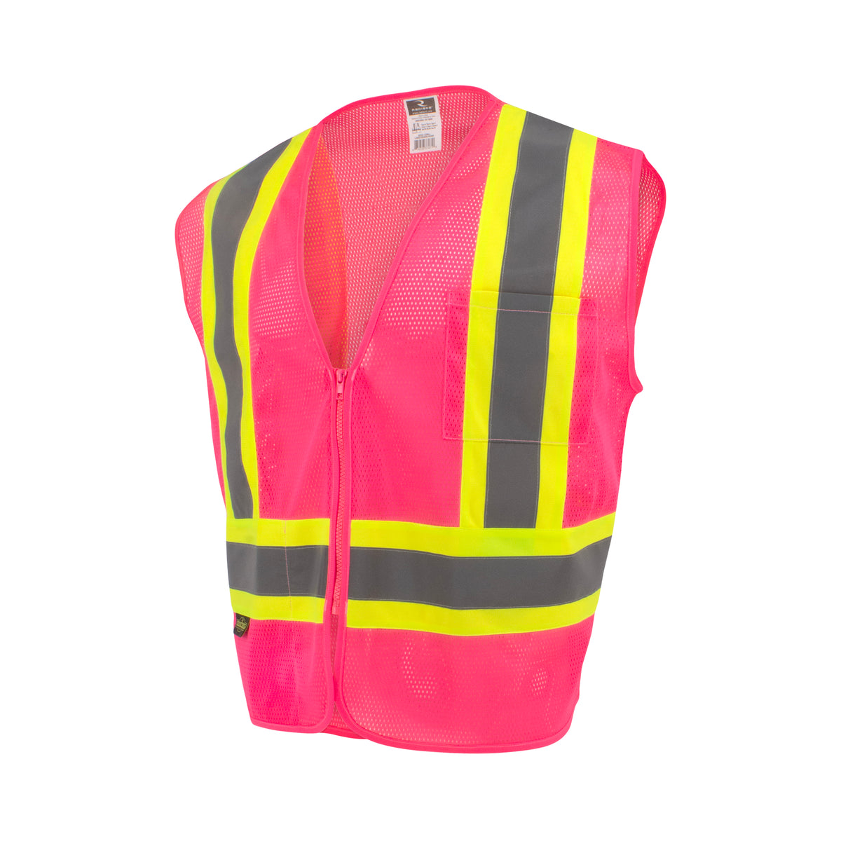 SV22-1 Economy Type O Class 1 Two Tone Safety Vest - Black - Size XL