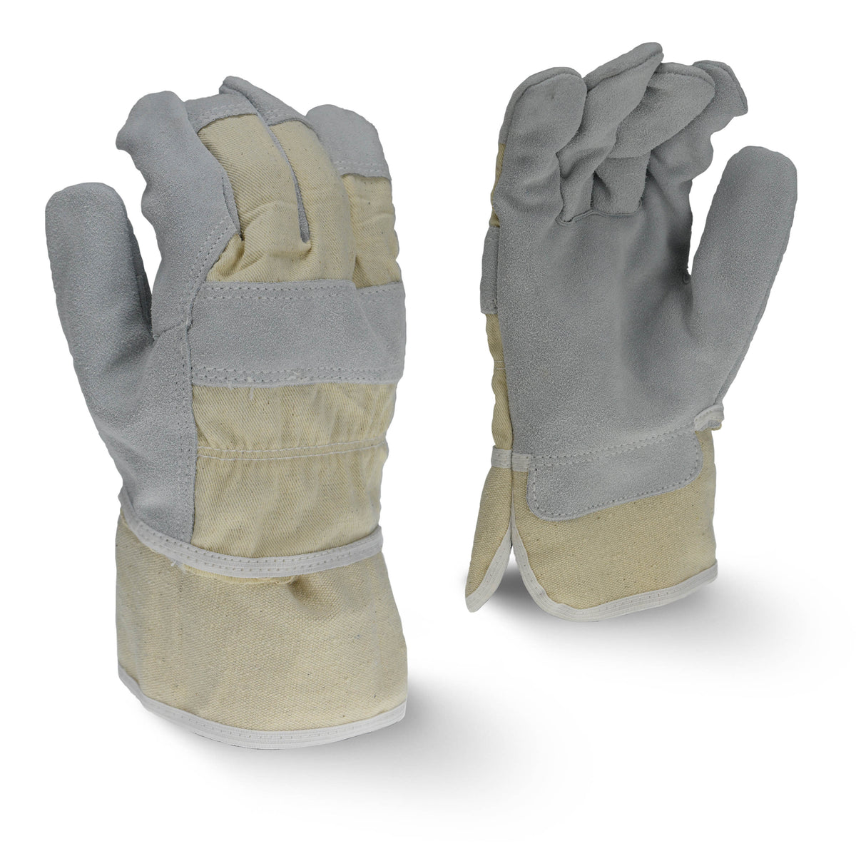 RWG3200W Regular Shoulder Gray Split Cowhide Leather Glove - Size 2X