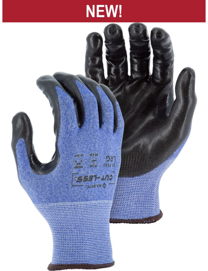 Cut-Less Korplex Glove with Foam Nitrile Palm, ANSI A6 ( 1 Pair )