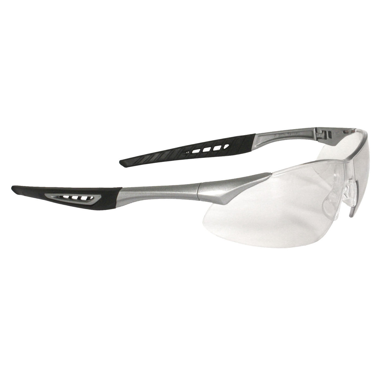 Rock™ Safety Eyewear - Silver Frame - Indoor/Outdoor Lens