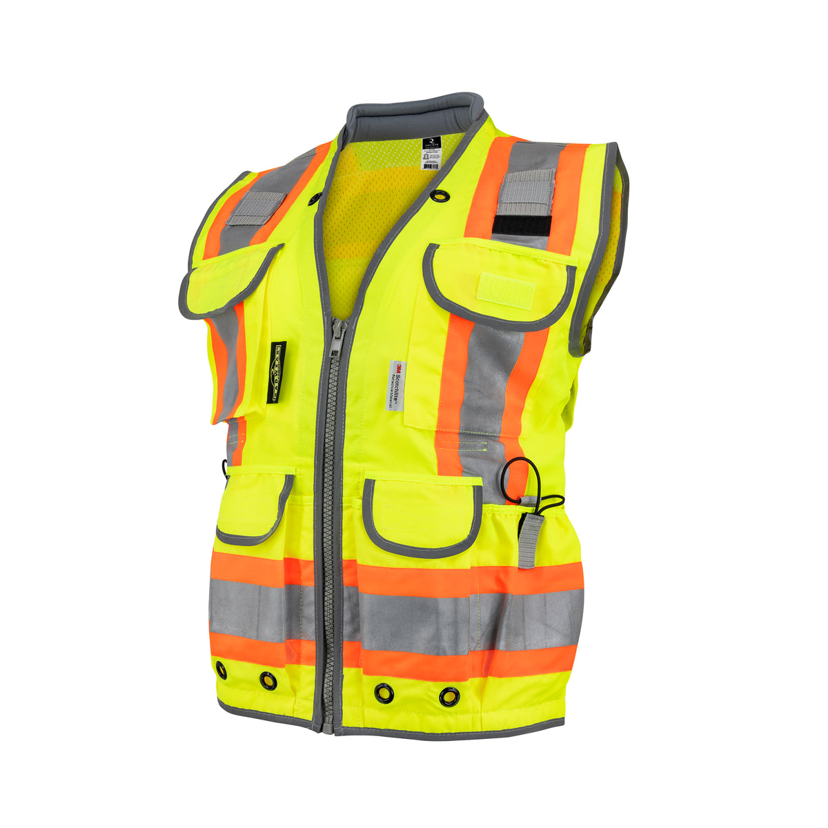 SV55W Class 2 Women’s Heavy Duty Engineer Vest - Orange - Size M