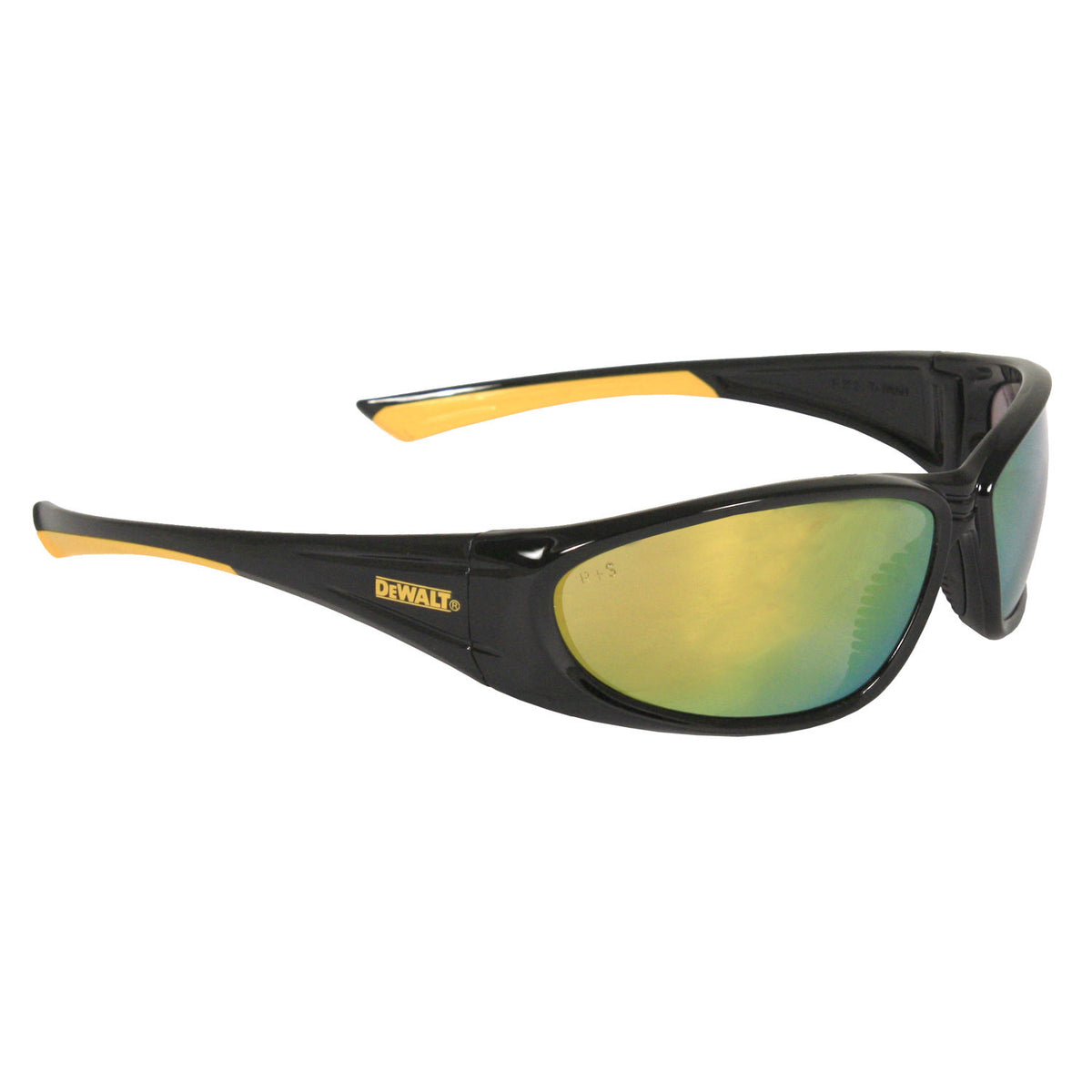 DPG98 Gable™ Protective Eyewear - Black/Yellow Frame - Yellow Mirror Lens