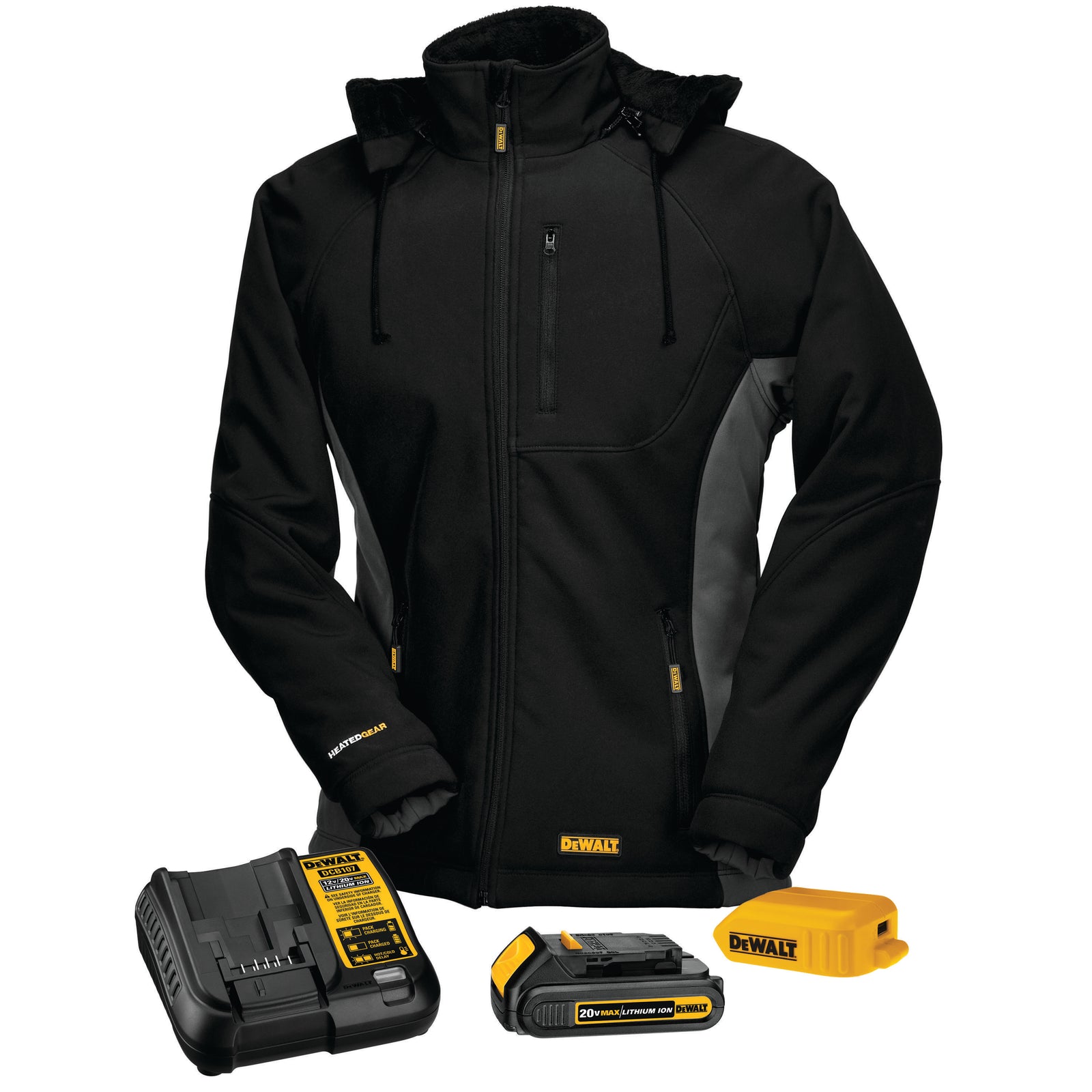 DCHJ066 Women's Heated Soft Shell Coat Kit - Size S