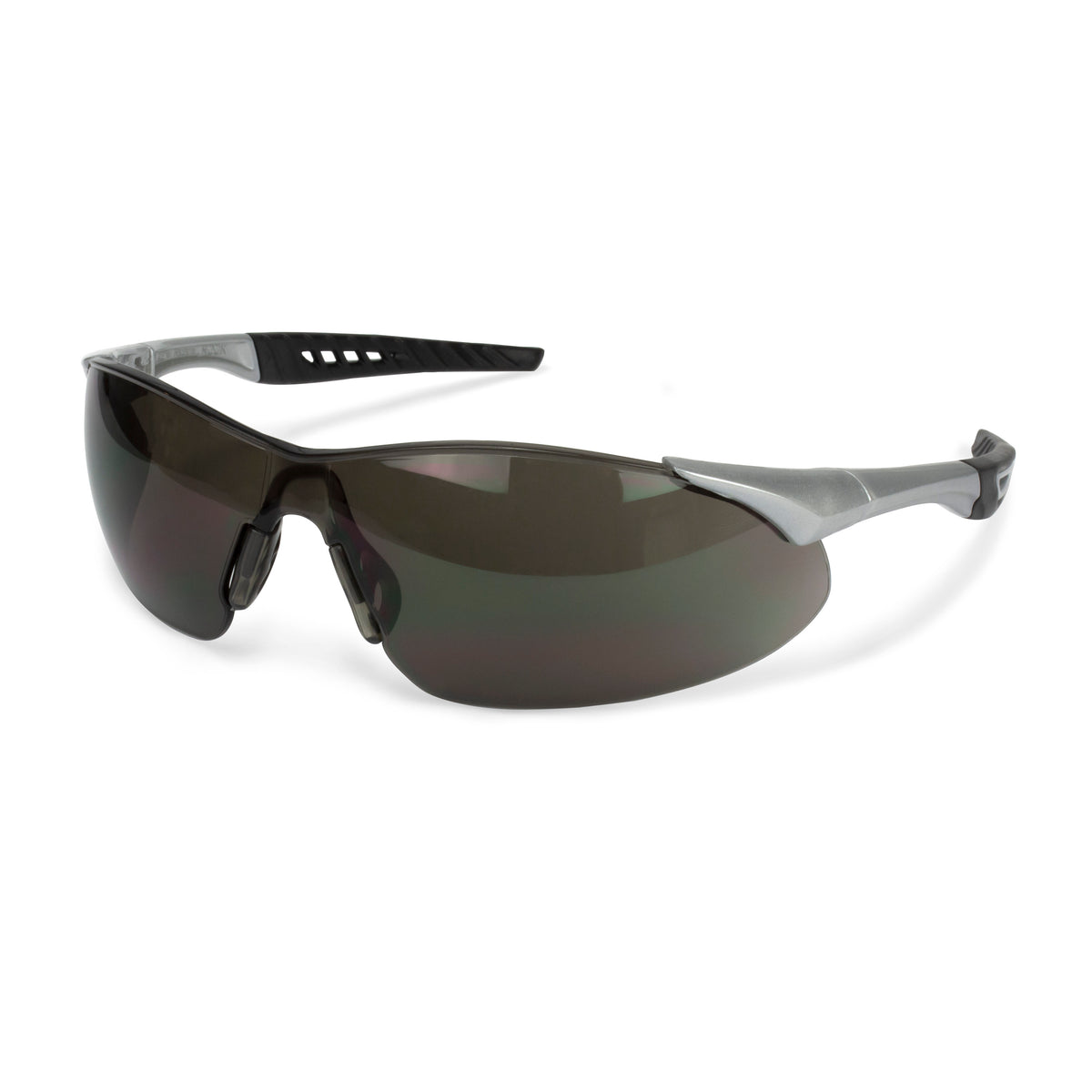 Rock™ Safety Eyewear - Silver Frame - Indoor/Outdoor Lens