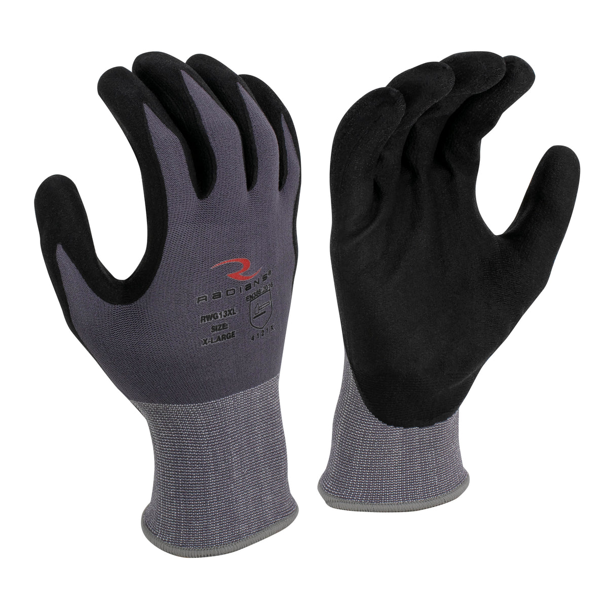 RWG13 Nylon Shell Foam Nitrile Gripper Glove - Size M