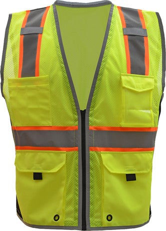 Class 2 Hype-Lite Safety Vest w/Black Side