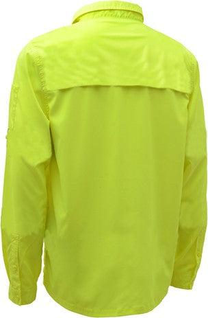 Non-ANSI New Designed Lightweight Rip Stop Bottom Down Shirt w/SPF 50+