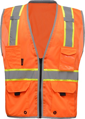 Class 2 Hype-Lite Safety Vest w/Black Side