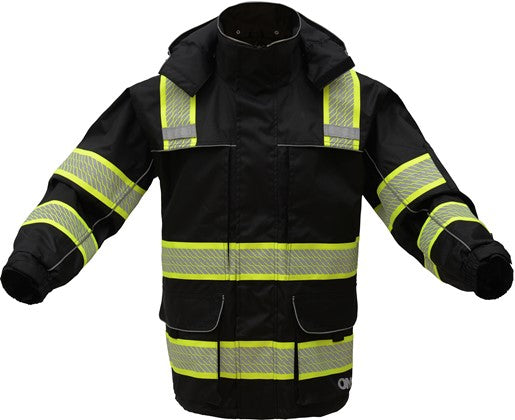 5031-BK- Hi Vis Jacket - 3-in1 Water Proof Rain Parka