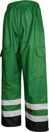 Non-ANSI Multi Color Premium Rain Pants with Black Bottom