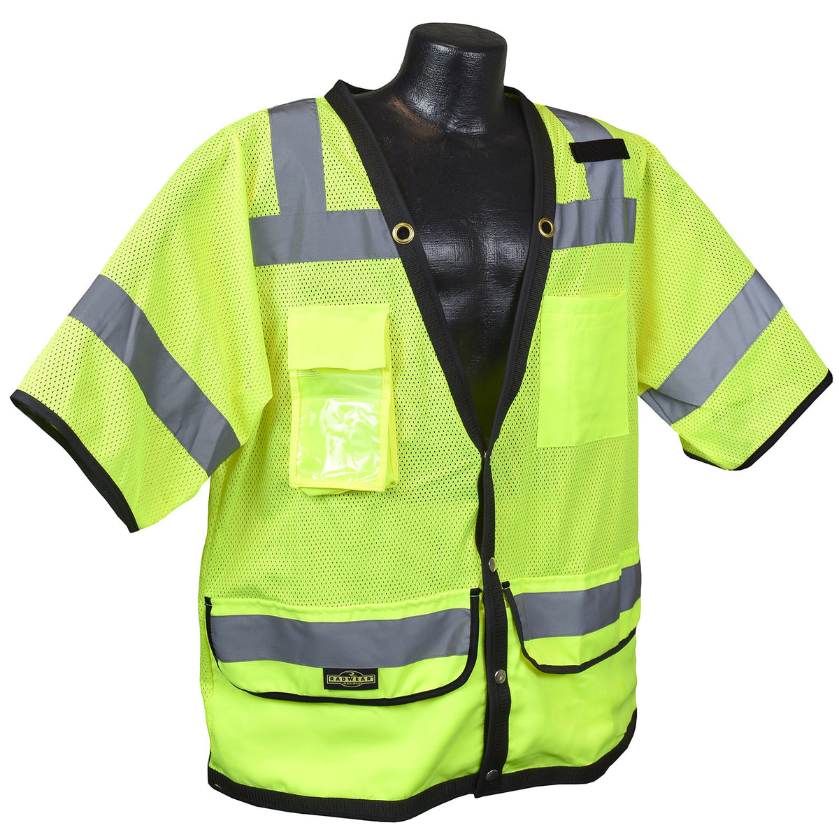 SV59-3 Type R Class 3 Heavy Duty Mesh Surveyor Vest - Green - Size 4X