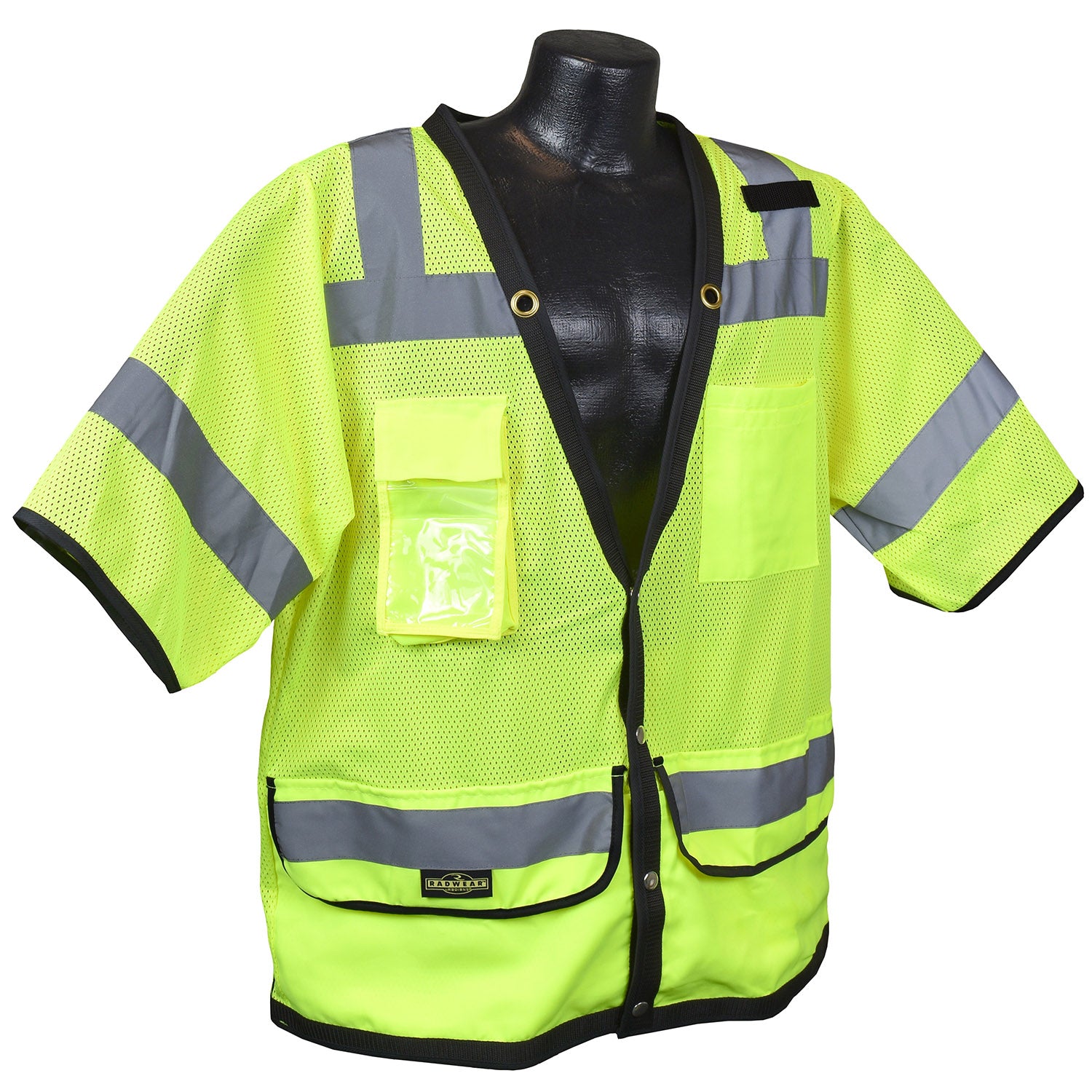 SV59-3 Type R Class 3 Heavy Duty Mesh Surveyor Vest - Green - Size 4X