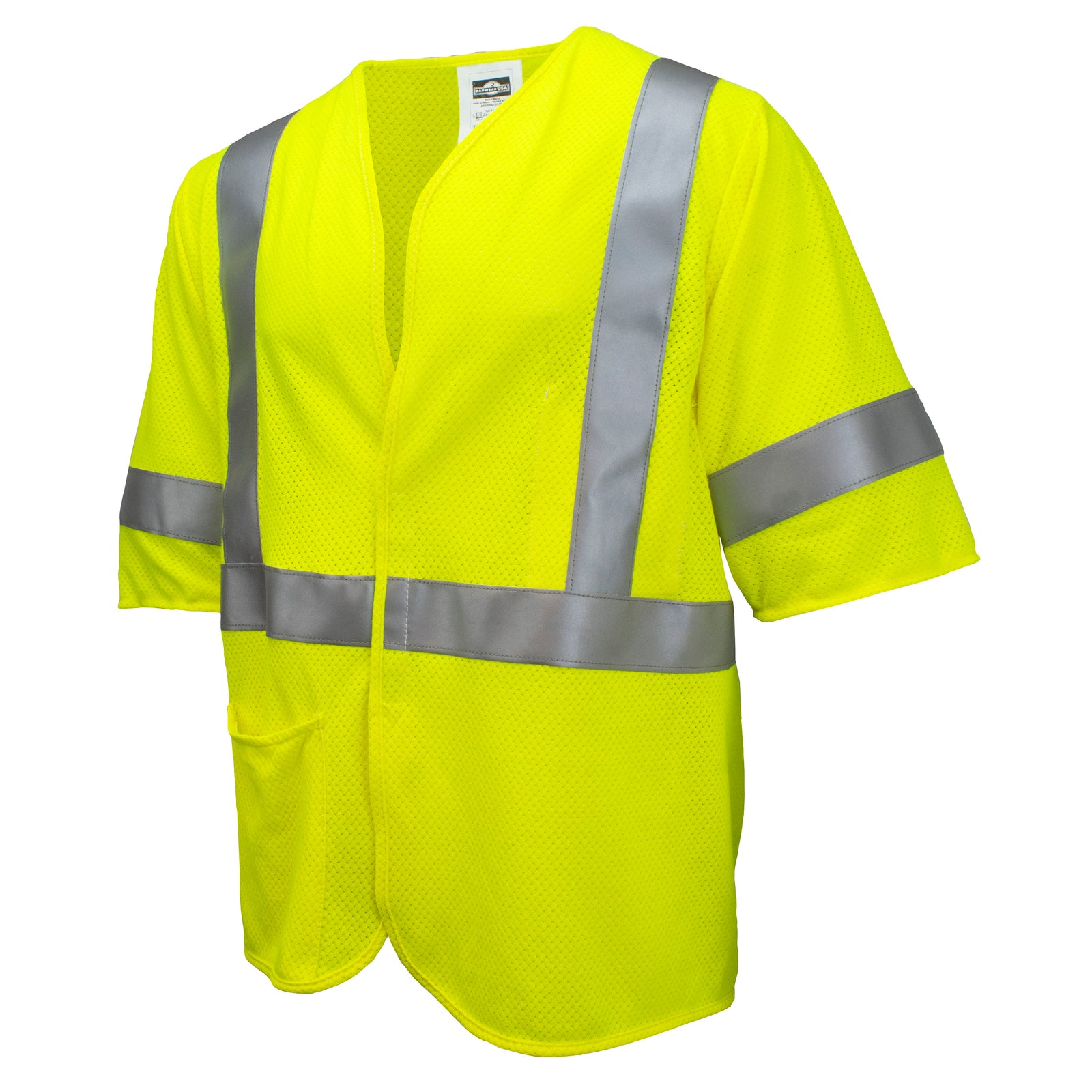 SV97-M3VGMFR Premium Modacrylic FR Class 3 Mesh Safety Vest - Green - Size 2X