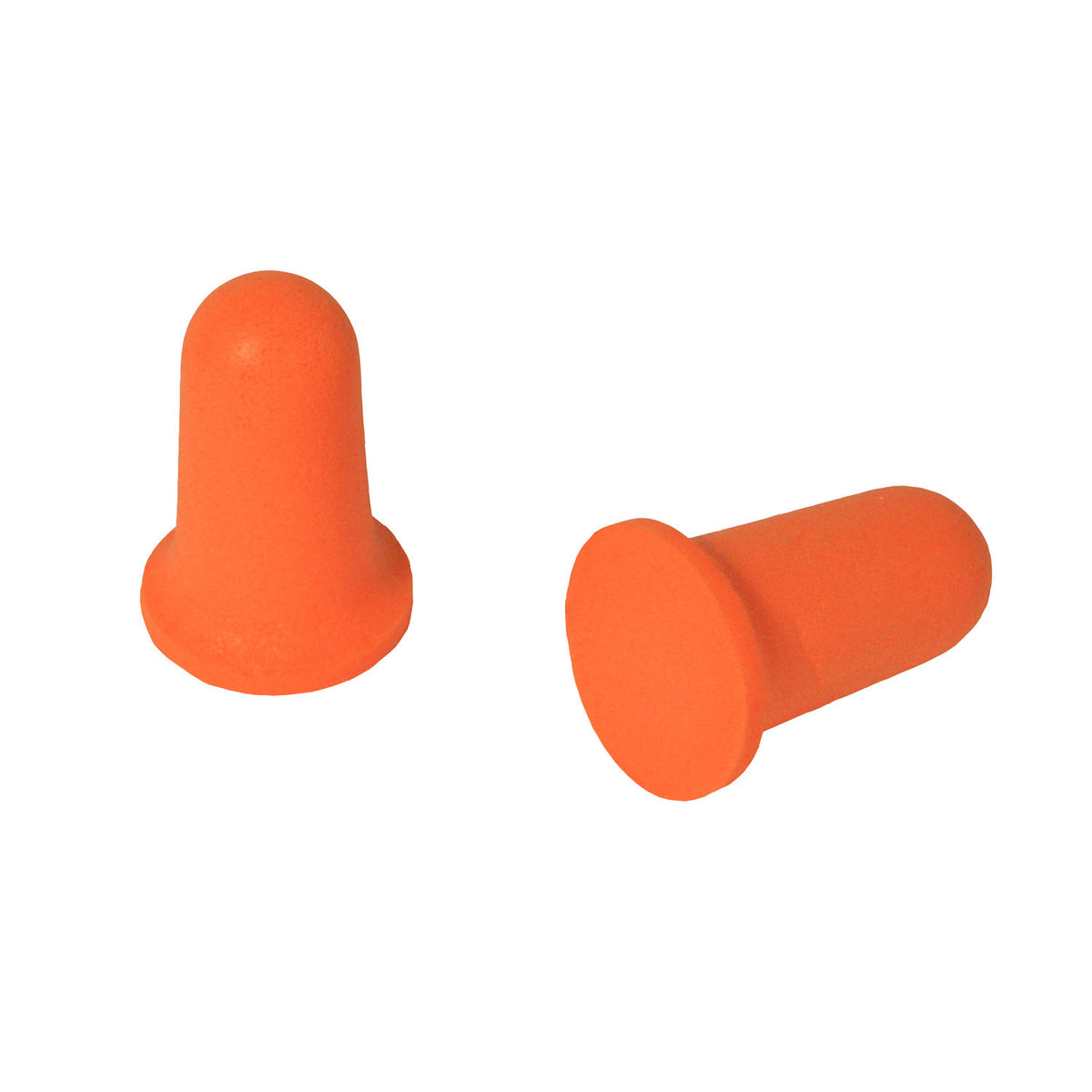 DPG63 Bell Shape Disposable Foam Earplugs - Uncorded - Blister Pack of 5 Pair with Carry Case