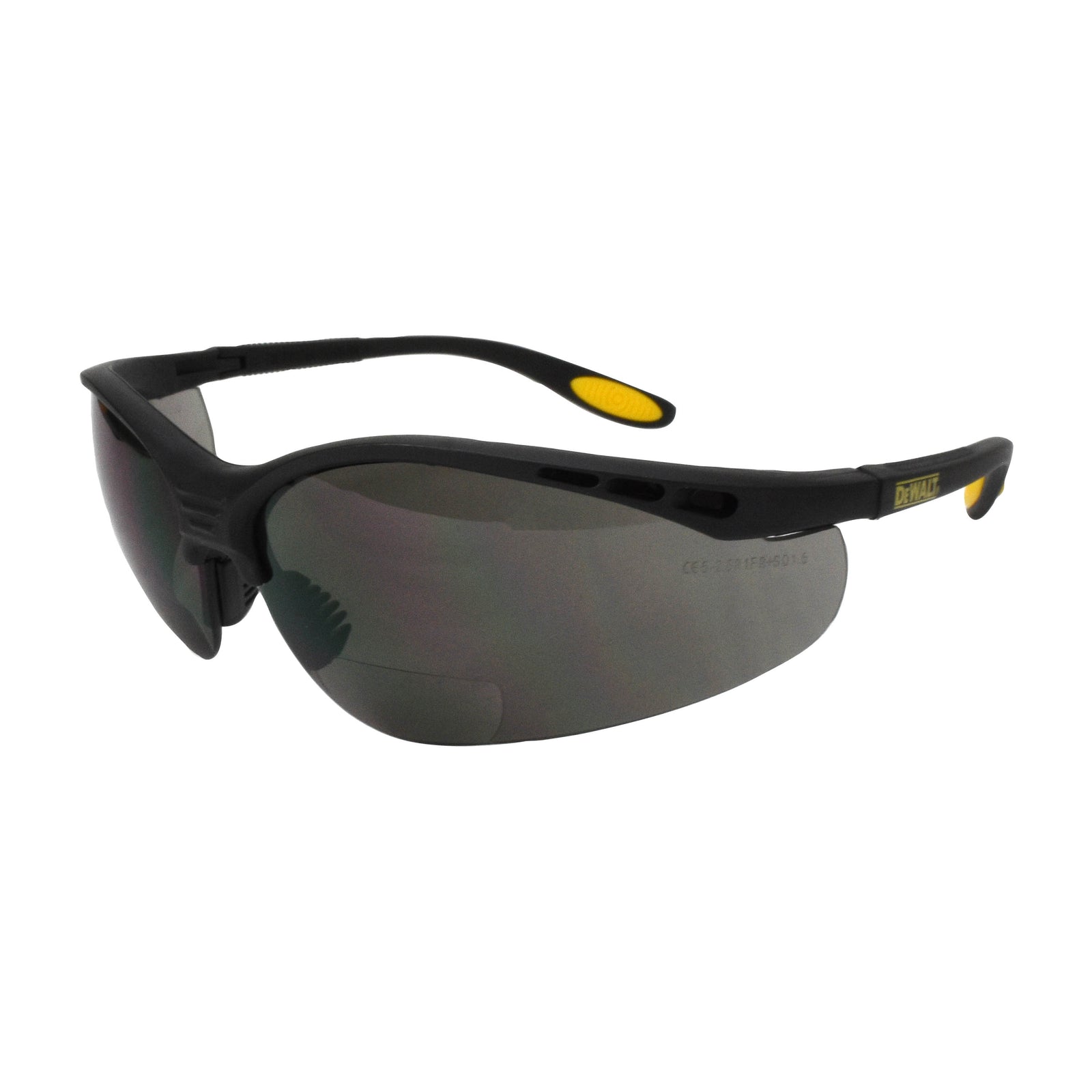 DPG59 Reinforcer RX™ Magnifier Safety Eyewear - Black Frame - Clear Lens - 2.5 Diopter