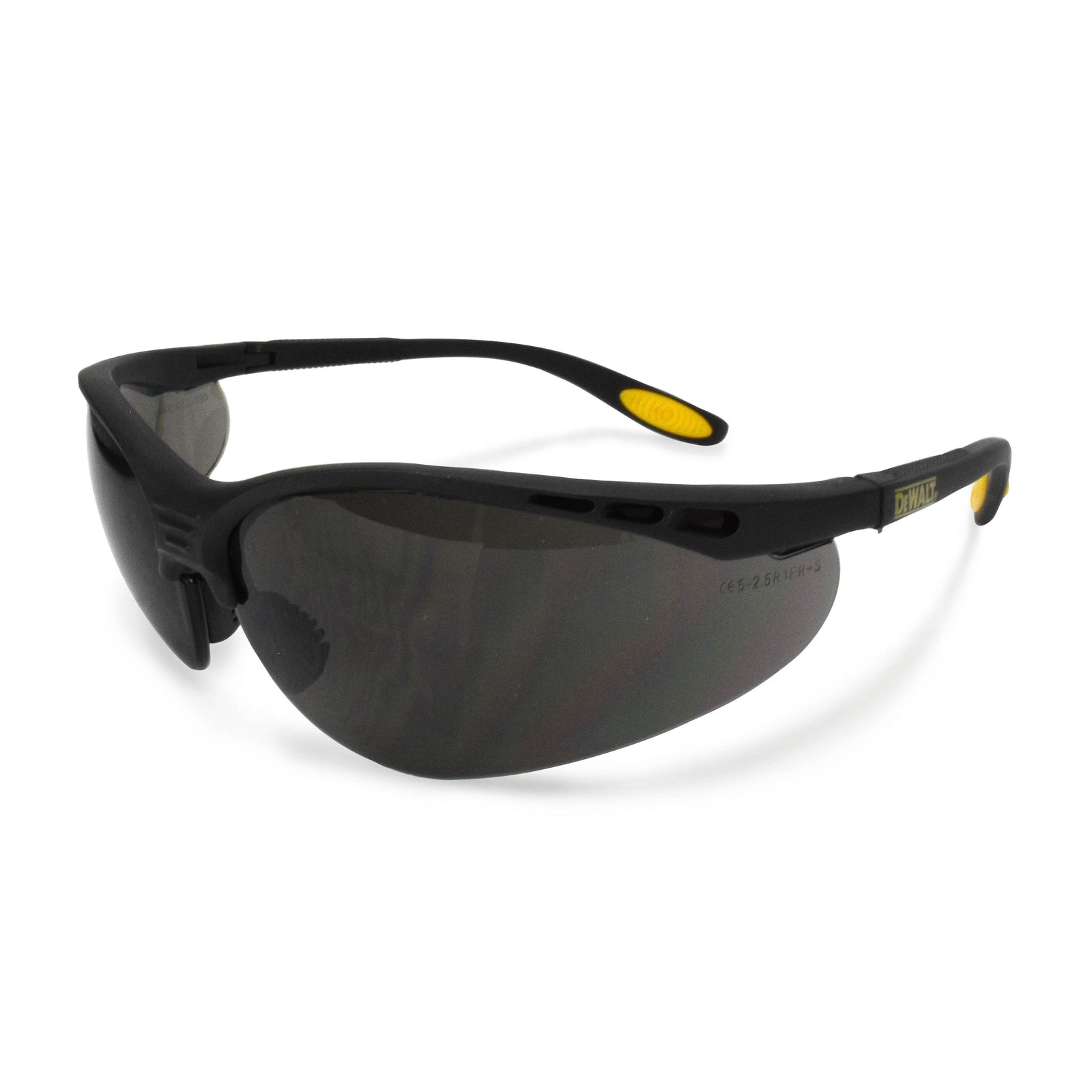 DPG58 Reinforcer™ Protective Eyewear - Black Frame - Fire Mirror Lens