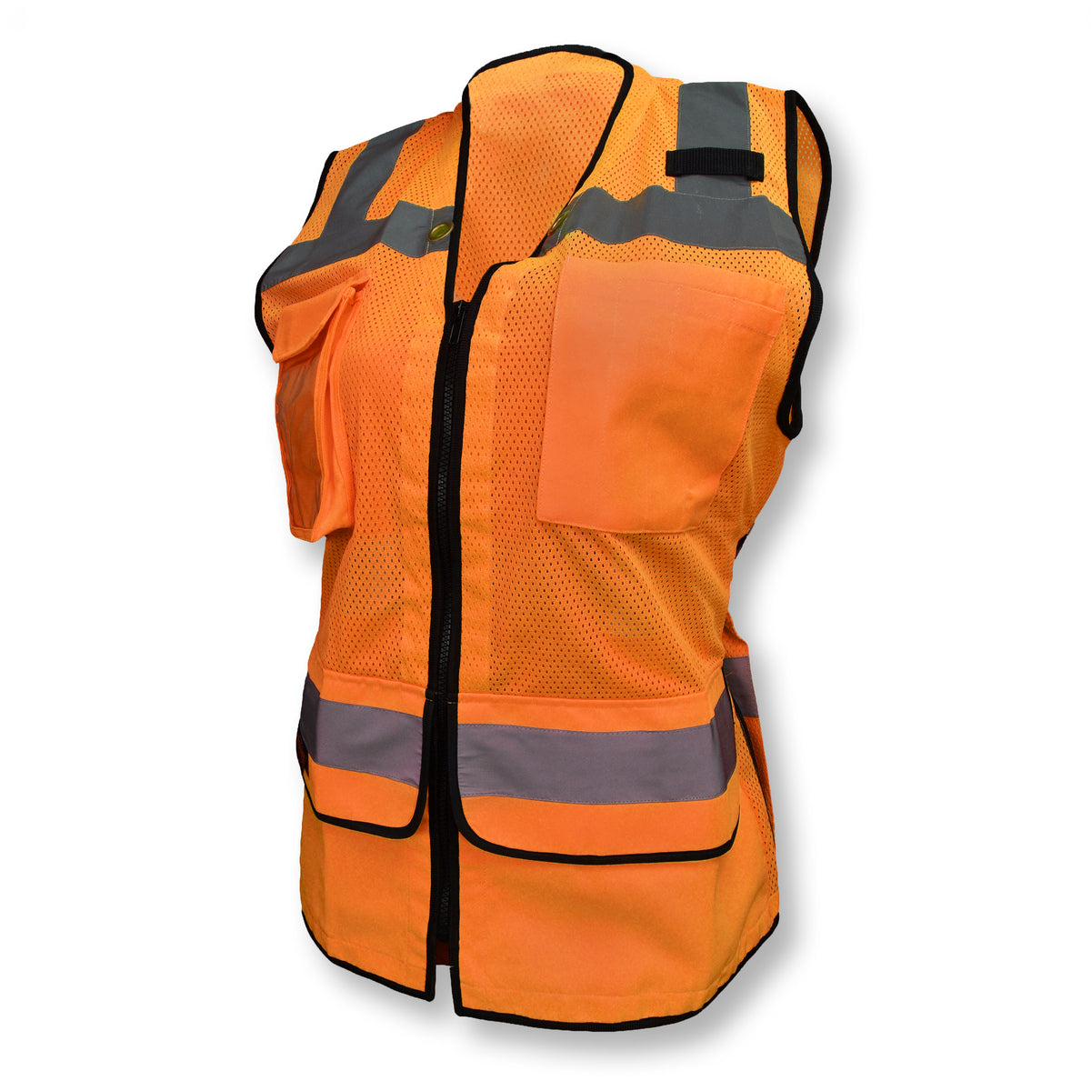 SV59W Ladies Heavy Duty Surveyor Safety Vest - Green - Size 3X