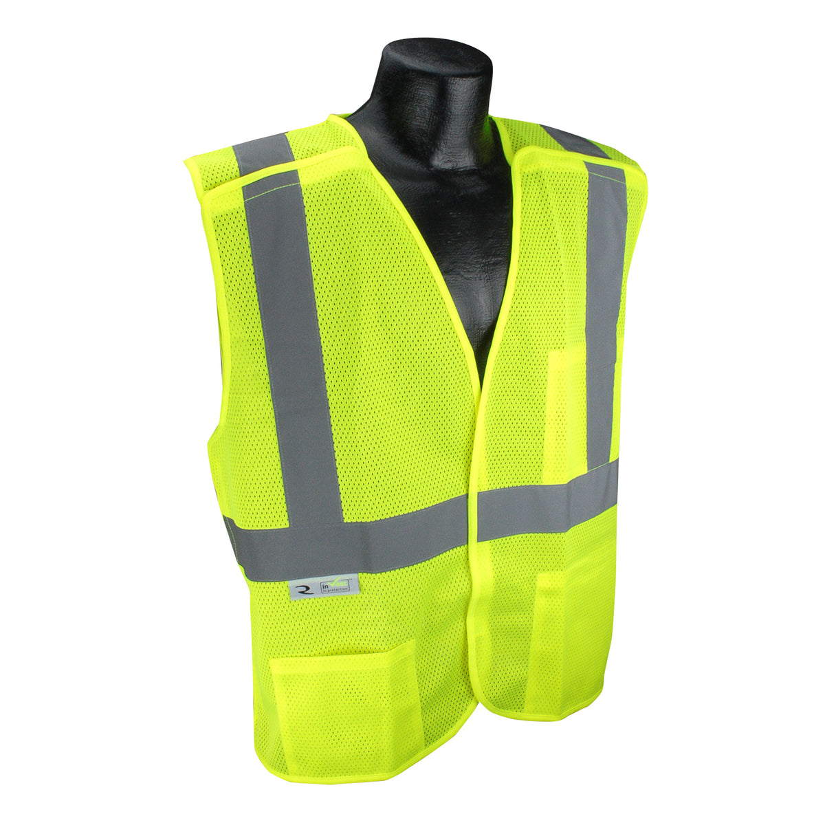SV4X Economy Mesh X-Back Type R Class 2 Breakaway Safety Vest - Orange - Size XL