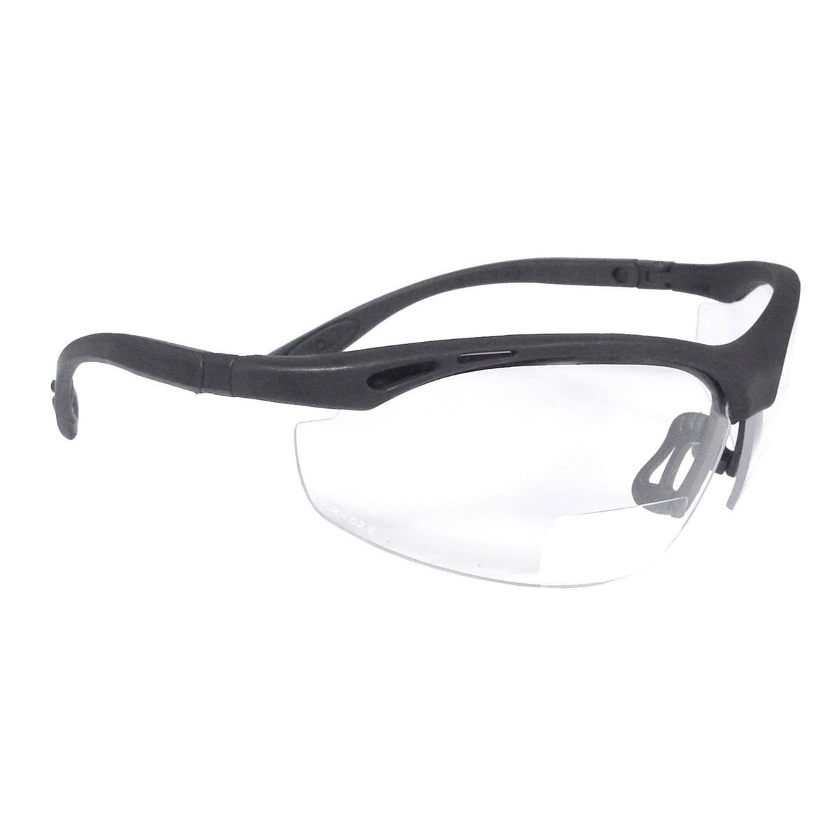 Cheaters® Magnifier Safety Eyewear - Black Frame - Clear Lens - 3.0 Diopter